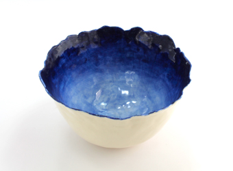 Deep blue bowl